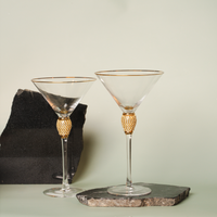 Crystal Diamond Cocktail Glass